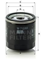 Mann Filter W71283 - FILTRO ACEITE CAR+INDUSTRY