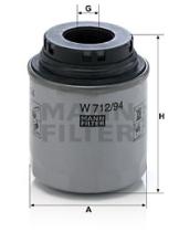 Mann Filter W71294 - FILTRO ACEITE CAR