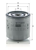 Mann Filter W71295 - FILTRO ACEITE