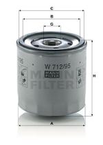 Mann Filter W71295 - FILTRO ACEITE CAR