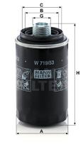 Mann Filter W71953 - FILTRO ACEITE