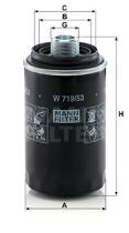 Mann Filter W71953 - FILTRO ACEITE CAR