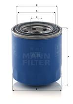 Mann Filter W8017 - FILTRO ACEITE