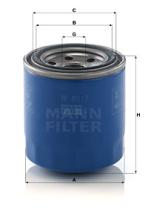 Mann Filter W8017 - FILTRO ACEITE CAR