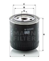 Mann Filter W92023 - FILTRO ACEITE