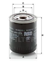 Mann Filter W93015 - FILTRO ACEITE