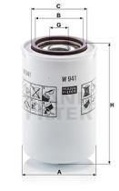 Mann Filter W941 - FILTRO ACEITE INDUSTRY