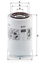 Mann Filter W941 - FILTRO ACEITE