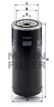 Mann Filter W9621 - FILTRO ACEITE TRUCK