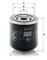 Mann Filter WD9203 - FILTRO ACEITE