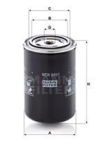 Mann Filter WDK9401 - FILTRO COMBUSTIBLE