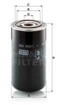 Mann Filter WDK9501 - FILTRO COMBUSTIBLE INDUSTRY