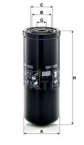 Mann Filter WH1263 - FILTRO ACEITE INDUSTRY