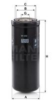 Mann Filter WH980 - FILTRO ACEITE INDUSTRY