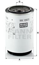 Mann Filter WK10605X - FILTRO COMBUSTIBLE TRUCK+INDUSTRY