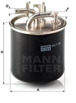 Mann Filter WK1136 - [*]FILTRO COMBUSTIBLE