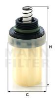 Mann Filter WK4001 - FILTRO COMBUSTIBLE TRUCK+INDUSTRY