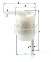 Mann Filter WK4212 - FILTRO COMBUSTIBLE CAR+INDUSTRY
