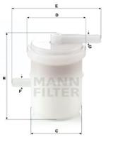 Mann Filter WK4281 - FILTRO COMBUSTIBLE CAR