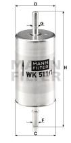 Mann Filter WK5111 - FILTRO COMBUSTIBLE