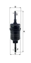 Mann Filter WK5112 - FILTRO COMBUSTIBLE CAR