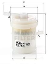 Mann Filter WK52 - Filtro De Combustible Calidad Original