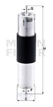 Mann Filter WK5213 - FILTRO COMBUSTIBLE CAR