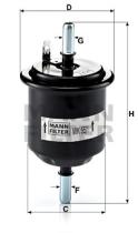 Mann Filter WK551 - FILTRO COMBUSTIBLE CAR