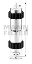 Mann Filter WK6008 - FILTRO COMBUSTIBLE CAR