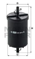 Mann Filter WK6012 - FILTRO COMBUSTIBLE CAR