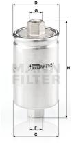 Mann Filter WK6125 - FILTRO COMBUSTIBLE CAR