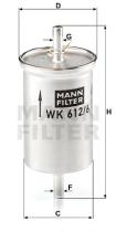 Mann Filter WK6126 - FILTRO COMBUSTIBLE