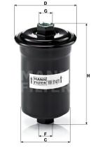 Mann Filter WK61411 - FILTRO COMBUSTIBLE CAR