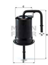 Mann Filter WK61445 - FILTRO COMBUSTIBLE CAR