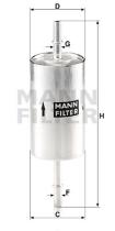 Mann Filter WK61446 - FILTRO COMBUSTIBLE