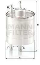 Mann Filter WK7111 - FILTRO COMBUSTIBLE