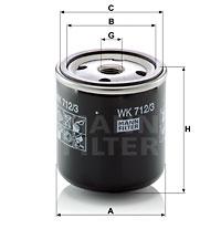 Mann Filter WK7123 - FILTRO COMBUSTIBLE
