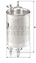 Mann Filter WK7201 - FILTRO COMBUSTIBLE CAR