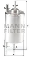 Mann Filter WK7206 - FILTRO COMBUSTIBLE