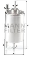 Mann Filter WK7206 - FILTRO COMBUSTIBLE CAR