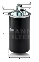 Mann Filter WK7221 - FILTRO COMBUSTIBLE CAR