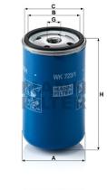Mann Filter WK7231 - FILTRO COMBUSTIBLE TRUCK+INDUSTRY
