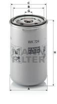Mann Filter WK724 - FILTRO COMBUSTIBLE