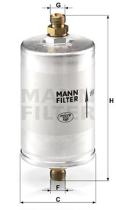 Mann Filter WK7263 - FILTRO COMBUSTIBLE