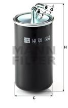 Mann Filter WK728 - FILTRO COMBUSTIBLE CAR