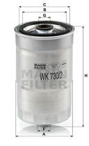 Mann Filter WK7302X - FILTRO COMBUSTIBLE CAR