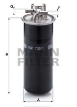 Mann Filter WK7351 - FILTRO COMBUSTIBLE