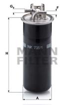 Mann Filter WK7351 - FILTRO COMBUSTIBLE CAR