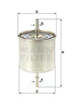 Mann Filter WK8046 - FILTRO COMBUSTIBLE