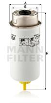 Mann Filter WK8154 - FILTRO COMBUSTIBLE CAR